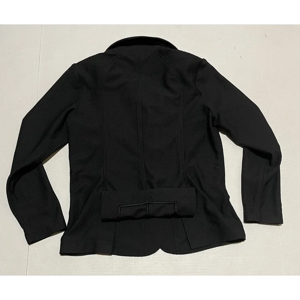 Kerrits Girls XL Black Equestrian Show Jacket Riding Coat 3 Button Stretch